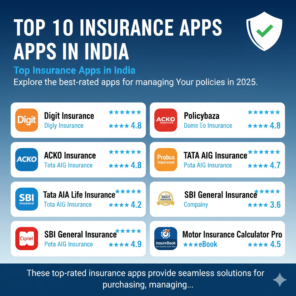 Top 10 Insurance Apps in India